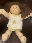 VINTAGE 1985 CABBAGE PATCH  DOLL Pig Tail Brown Hair Brown Eyes ❤️