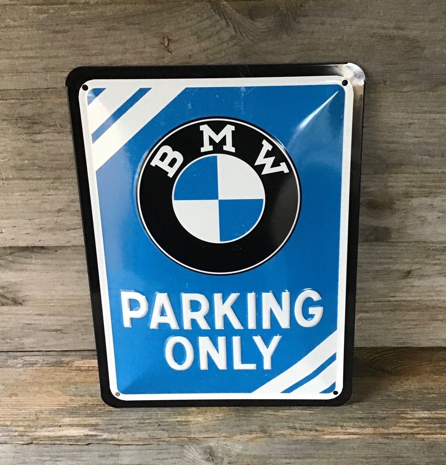 BMW Parking Only Metal Sign. Medium Metal Sign. Man Cave Sign. BMW Sign