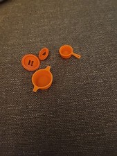 Vintage 1978 Barbie dream furniture stove oven Play Set Orange Pots Pans Parts.