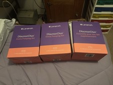 LANSINOH Discreet Duo Extra Pumping Set  3 Boxes BNIB