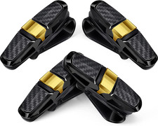 4 Pcs Sunglasses Holders for Car Sun Visor, Glasses Ticket Card Clip Mount Hange