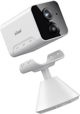 Portable Wireless Indoor Security Camera 1080P Human Detection 2-Way Talk, Siren