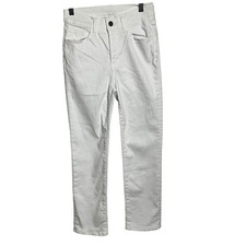 Edwin Jeans Womens Size 25 White Wash Denim Casual Straight Leg Pants