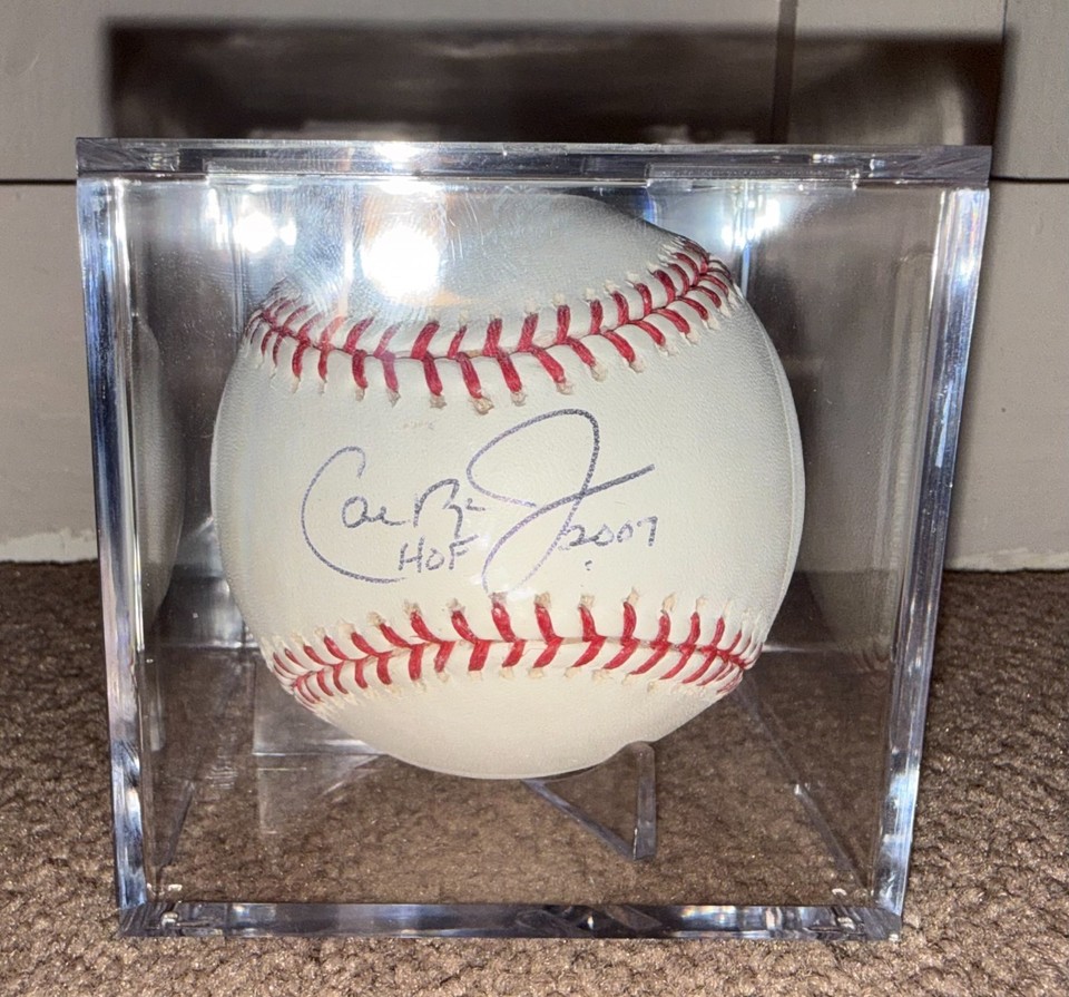 Cal Ripken Autographed CAL RIPKEN JR Signed Auth Official MLB Baseball Ironclad MLB Inscribed ...