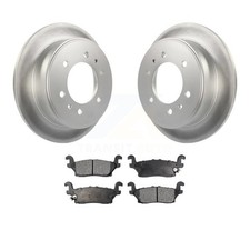 Transit Auto KGT-101303 Brake Disc and Pad Kit Rear for Hummer H3T H3 2006-2010