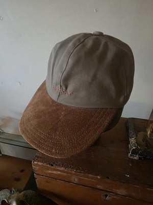 Barbour Cotton Baseball Cap Tan Adjustable One Size