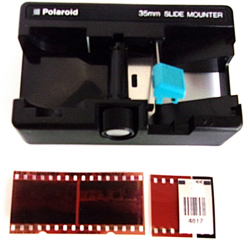 Vintage Polaroid 35mm Film Processor for Slides w/Slide Mounter & Film Cutter - Afbeelding 3 van 8