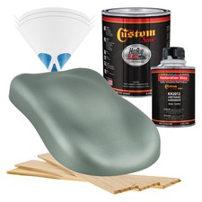 Hot Rod Flatz Slate Green Metallic Quart Kit Urethane Flat Auto Car Paint Kit