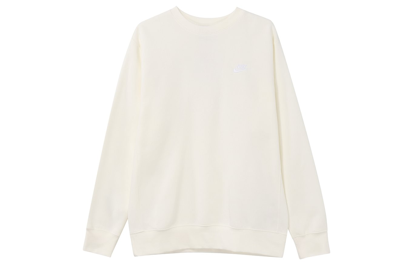 Nike Sportswear Club Fleece Sweatshirt Men's Sail White BV2663-133
