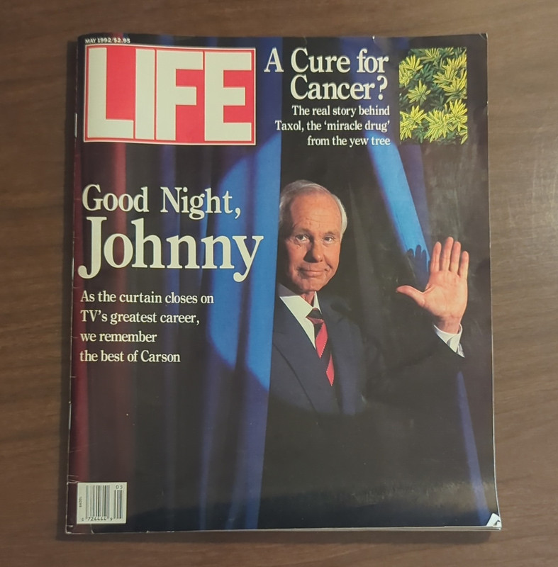 LIFE Magazine May 1992 Issue 5 "Good Night, Johnny" Johnny Carson Cover