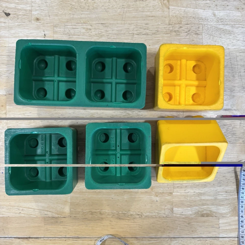 EduShape 5 Piece Soft Building Blocks Flexi Education Motor Sensory Skills GUC - Image 3 of 4