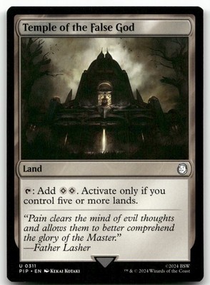 Temple of the False God #311 (NM) Fallout PIP Magic MTG