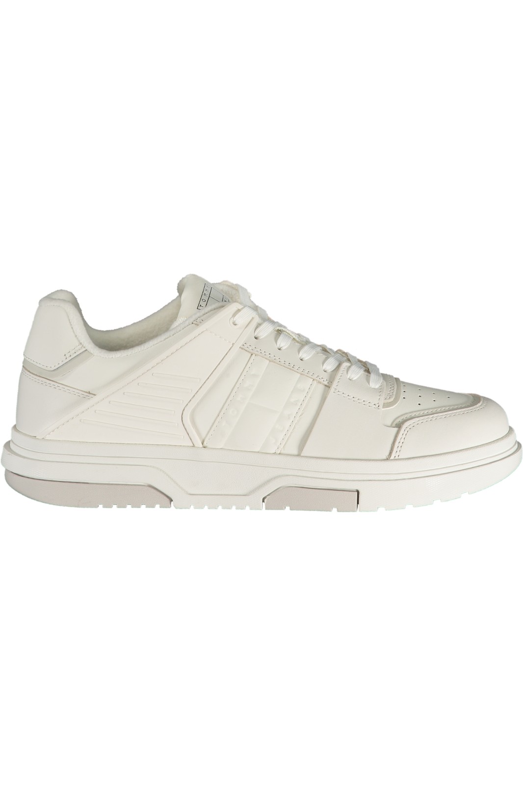 Tommy Hilfiger Uomo Bianco - Leather Sneaker - Shoes - 41 Eu - Immagine 2