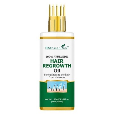 She Essentials Hair Regrowth Oil For Nourishes Hair 100ml