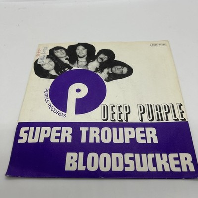 7'' Deep Purple   Super Trouper / Bloodsucker - Belgien 1973 (Purple)