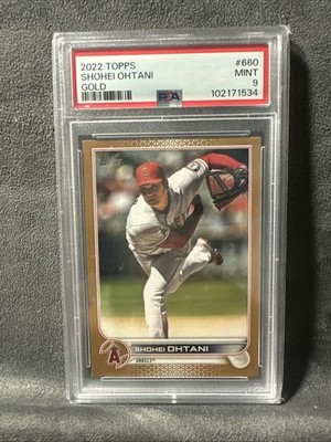 2022 Topps Series 2 - Shohei Ohtani #660 Gold /2022🔥🔥PSA 9🔥🔥 Low Pop👀👀