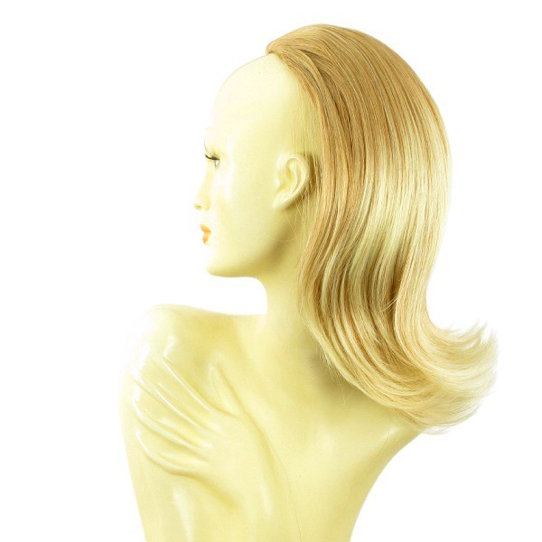 Demi-tête 40cm blond clair cuivré 27T613 : la coiffure idéale pour vos soirées et cérémonies