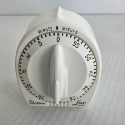 Vintage Lux Robert Shaw Minute Minder Mechanical Kitchen Timer 