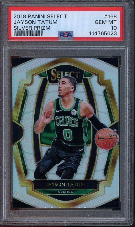 2018-19 Panini Select - Premier Level Jayson Tatum #168 Silver