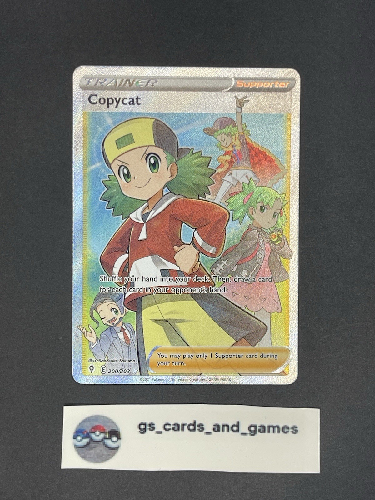 Copycat 200/203 Full Art Trainer - SwSh07: Evolving Skies - Pokemon TCG