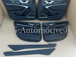 ⭐️ Audi A6 S6 RS6 C8 4x Türverkleidungen Türen beledert Leder Plus Paket B&O ⭐️