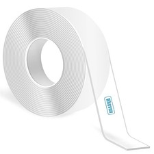 Wkevnu Double Sided Tape Heavy Duty,Removable Clear Nano Mounting Tape,Picture