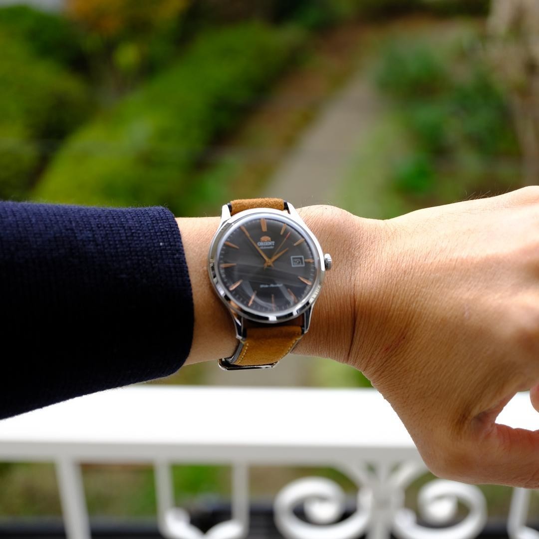 Orient Automatic Wristwatch Dark Gray - image 6