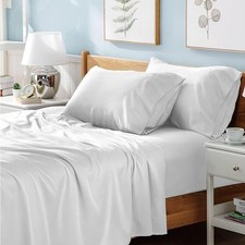 Image of Luxury Thermal Flannelette Flat Sheet 100% Brushed Cotton Bedding All Sizes UK
