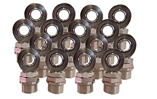 16pc 1" Bore Heim Joint Kit – LH/RH 1.50"-12 w/ 2" Inserts