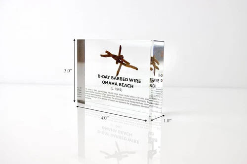 Engineered Labs World War II Barbed Wire Artifact Display – Authentic Brown - Image 4 of 4