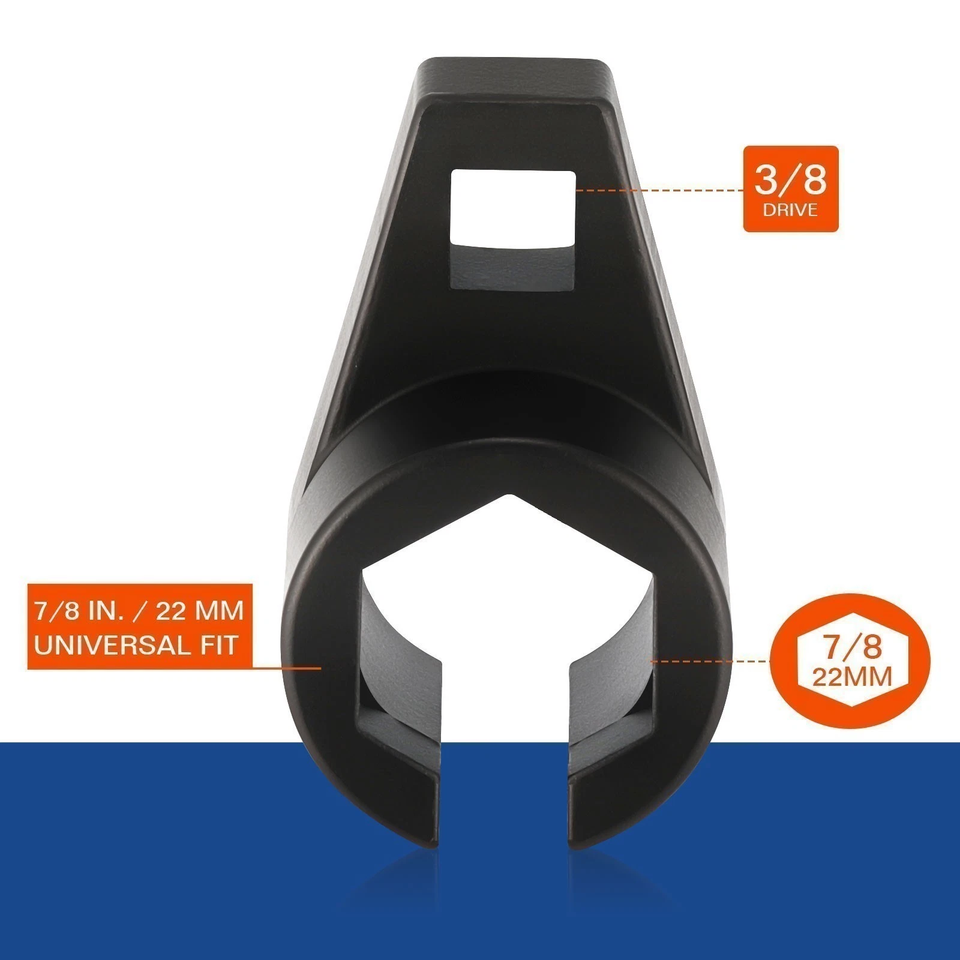O2 Sensor Opening Tool O2 Oxygen Sensor Socket Thread Chaser Set 5PCS O2 Sensor Wrench Removal ...