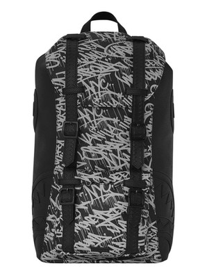 Sprayground AMPM Midnight Raceway Hills Backpack New Black Bookbag School Bag