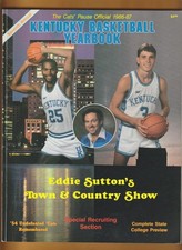 1986-87 Kentucky Wildcats The Cats Pause Yearbook Rex Chapman Winston Bennett