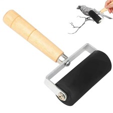 Hard Rubber Roller Printing Ink Lino Brayer Art Craft Tool Handmade Printing NEW