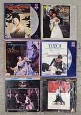 Laserdisc Lot 6 Opera 4 box Butterfly, Figaro, Boheme 2 , Tosca, Carmen