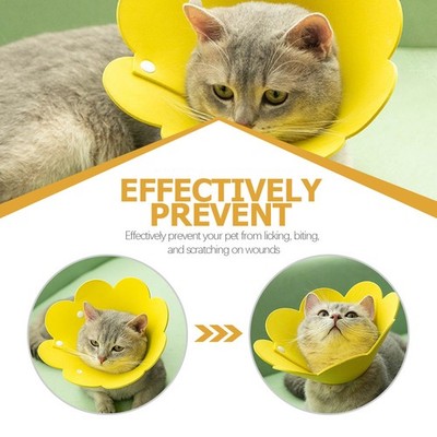 2 Pcs Cat Recovery Collar Soft Cone Collar Anti Licking Collar for Pets