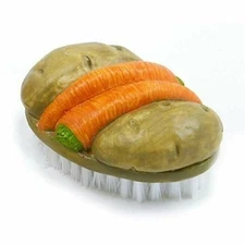 Norpro Easy-Grip Potato Cleaning Scubber Brush - Veggie Carrot Scrubbing Tool