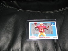 CHARLIE WARD FLORIDA STATE,HEISMAN JSA/COA SIGNED CARD