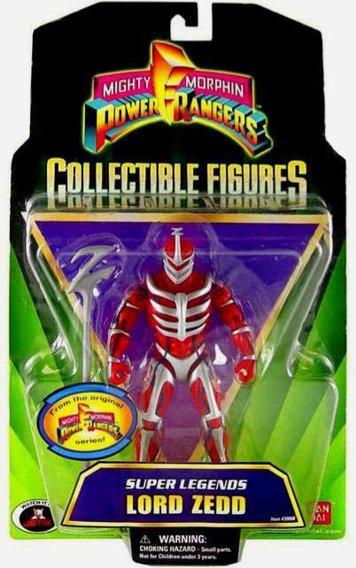 Mighty Morphin Power Rangers Super Legends 5" Lord ZEDD New Factory Sealed 2009