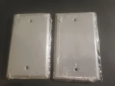 (LOT OF 2)  Bell Single Gang Blank Weatherproof Outdoor Box Cover 536016 GREY