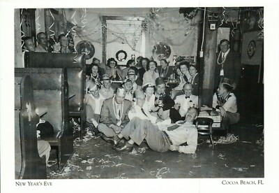 *Florida Postcard-''New Year's Eve Celebration @ Bernard's'' Cocoa Beach {G310}