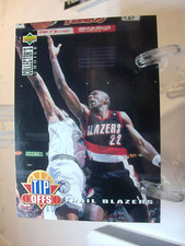 1994-95 UD Collector's Choice Basketball Card  #187 Clyde Drexler TO   (2281)