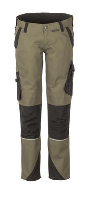 Planam Norit Damen Bundhose oliv schwarz Modell 6415