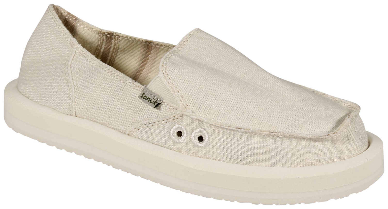 Sanuk Donna ST Hemp Sidewalk Surfer - White - New | eBay