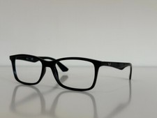 Ray Ban RB 7047 2000 Rectangle Black Eyeglasses Optical Frame 56-17-140