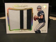 Panini Flawless Gold Game Worn Jersey Cowboys Tony Romo  09/10  2015