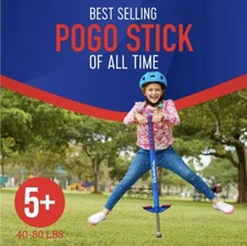 Flybar Maverick Pogo Stick for Kids Ages 5+ Outdoor Jumper Toys 40 to 80 Pounds