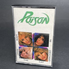 Poison, Look What The Cat Dragged In Audio Cassette Tape, 1986 Canada Import