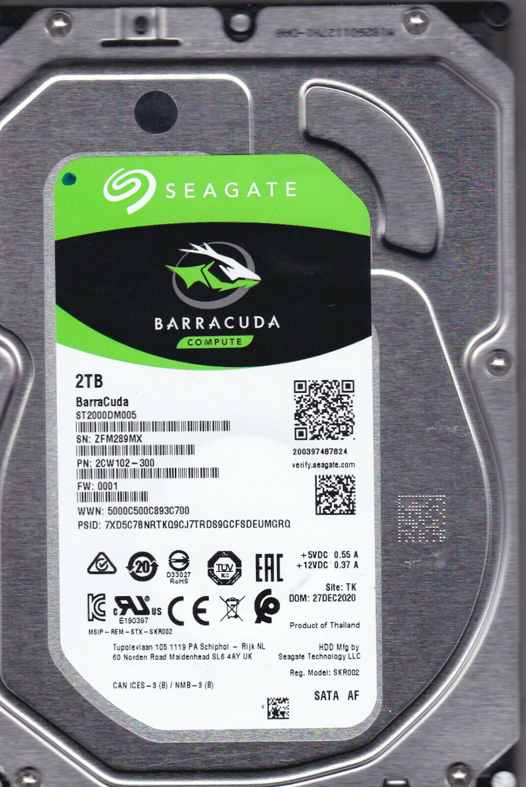Seagate barracuda st2000dm008 Seagate barracuda st2000dm008