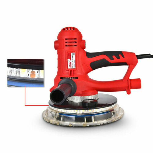 220V 1250W Electric Wall Polishing Machine Drywall Sander w/LED Light+Vacuum Bag - Foto 6 di 11
